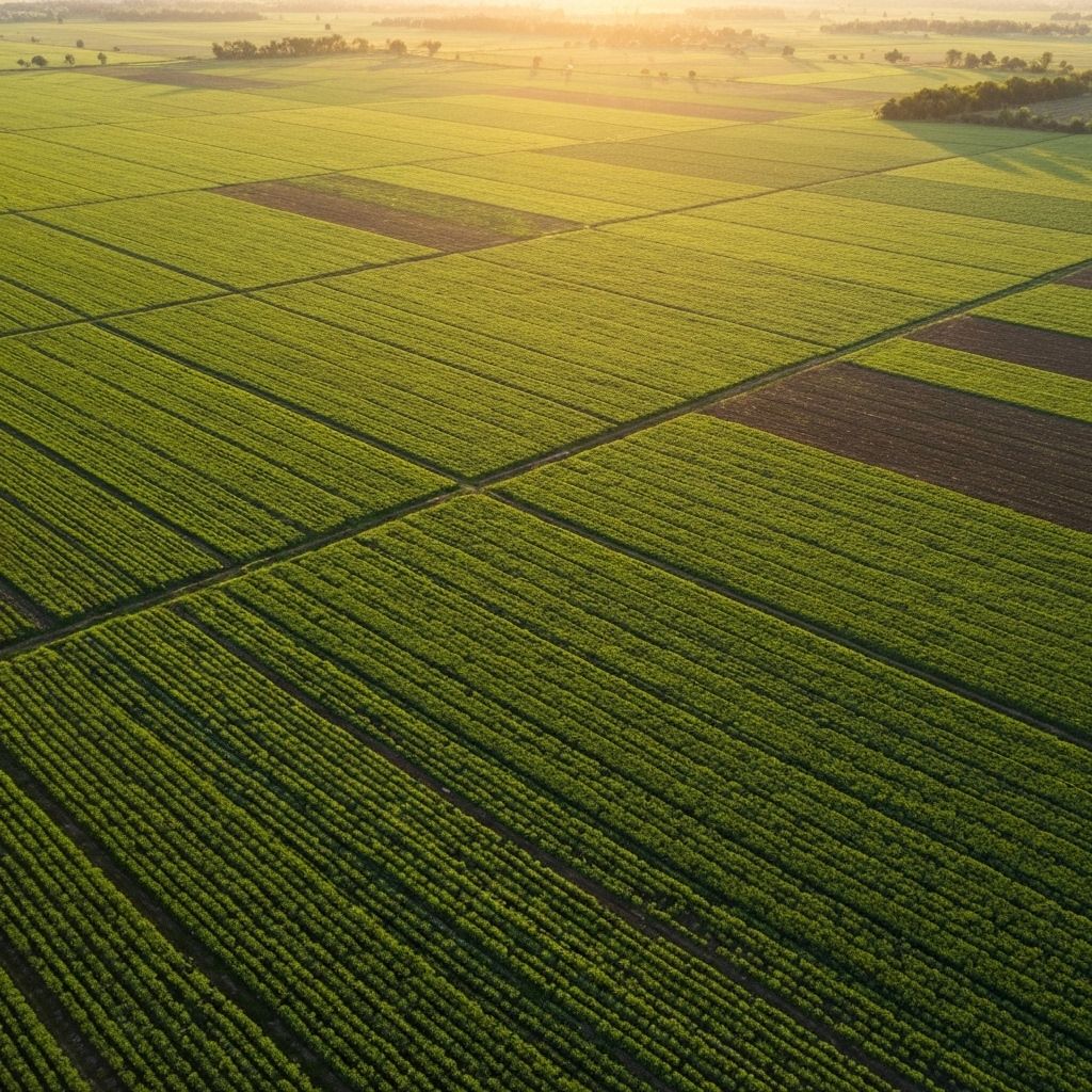 Sustainable farming landscape